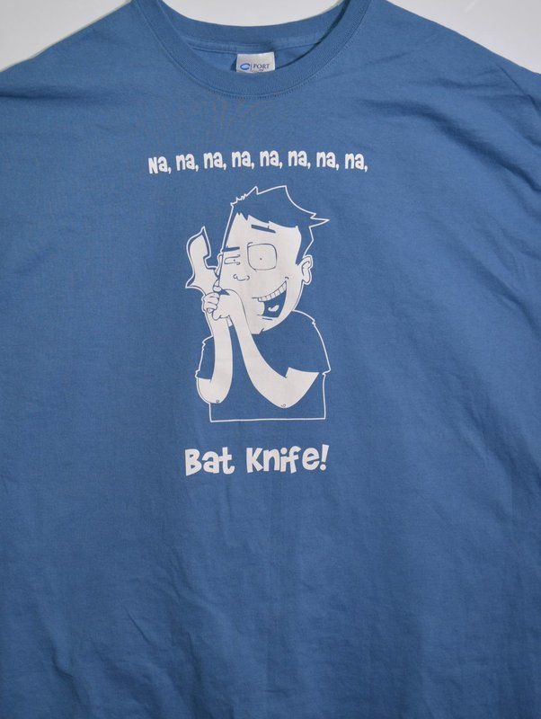 Vintage Batknife - Light Blue 3XL