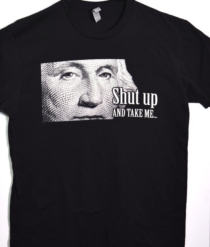 Vintage Shut Up and Take Me - Black 3XL