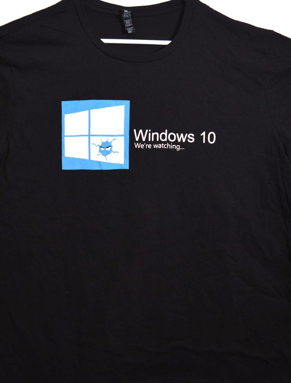 Vintage Windows 10 Tee - Black XL