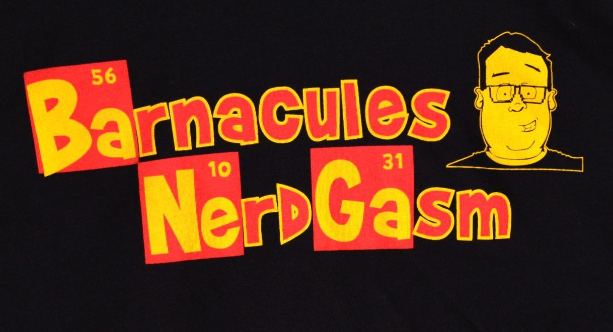 Vintage Nerdgasm Red Logo Hoodie -  Small