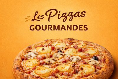 Les Pizzas gourmandes