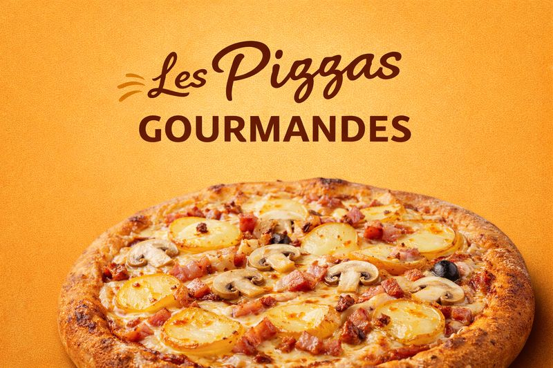Les Pizzas gourmandes