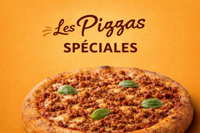 Les pizzas spéciales