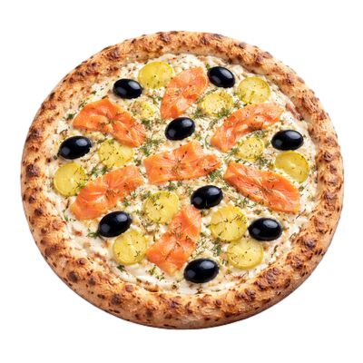 La Saumonette - Crème fraîche, olives, saumon, pomme de terre, aneth