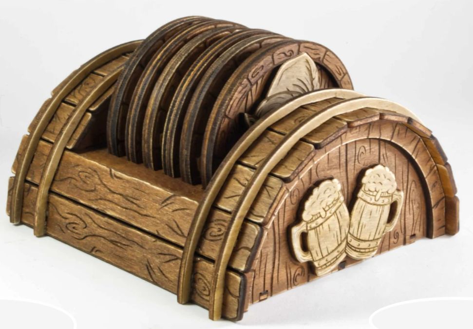 Stojak na podkładki z herbem