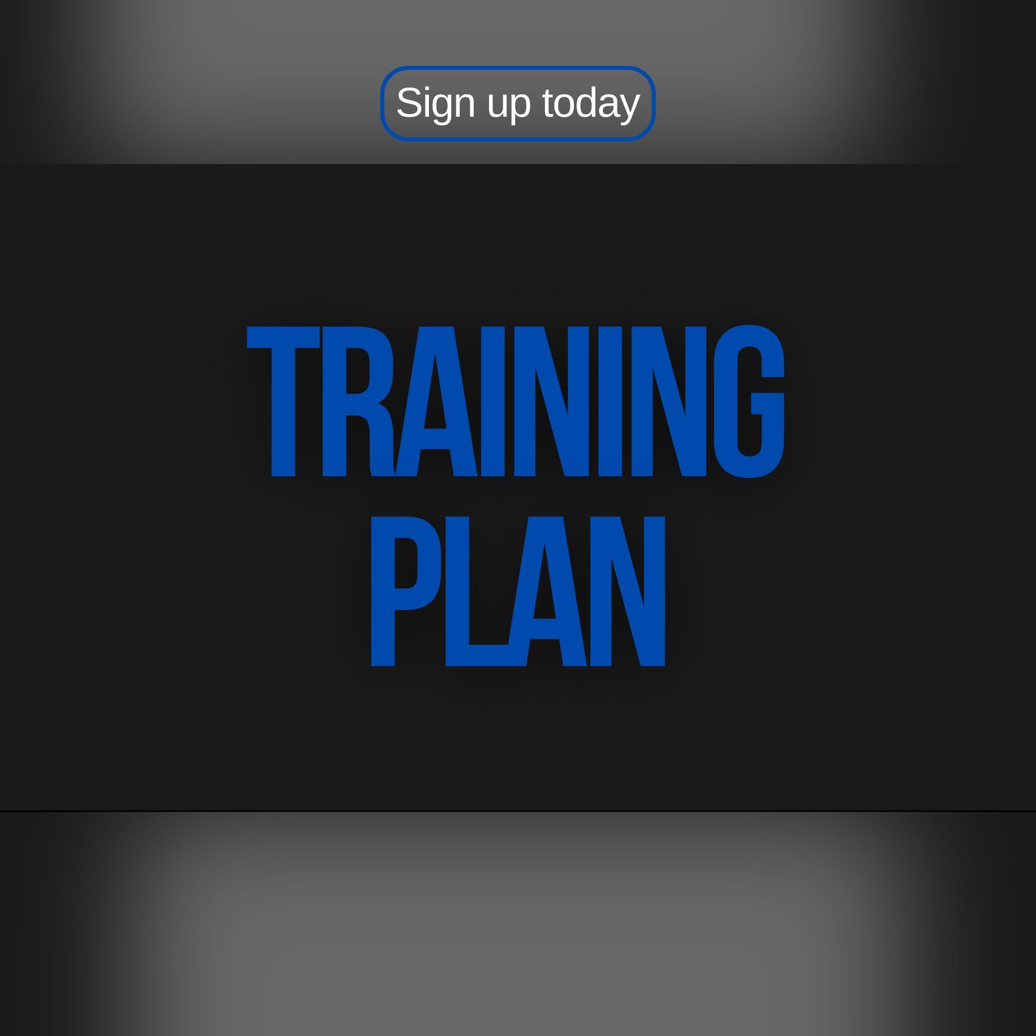 Training Plan