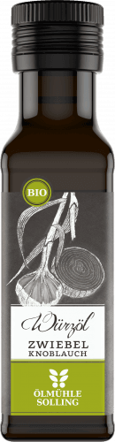  oelmuehle solling 有機洋蔥大蒜調味油 100 mlBIO Zwiebel-Knoblauch Würzöl
