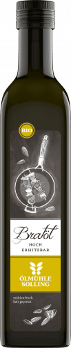  oelmuehle solling 有機煎炸油 (來自葵花籽) BIO Bratöl aus Sonnenblumenkernen, 容量: 500 ml