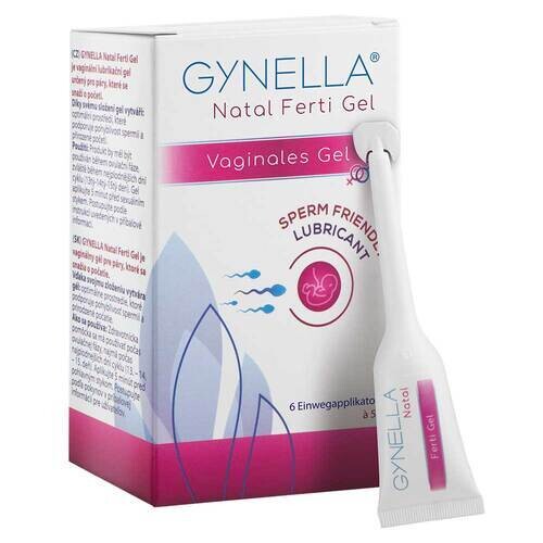 助孕自然受孕的 pH 值凝膠 Gynella Natal Ferti Gel 6X5 ml