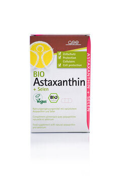 生物蝦青素 + 硒， 45粒膠囊  375 毫克 BIO Astaxanthin + Selen, 45 Kapseln à 375 mg	17	g