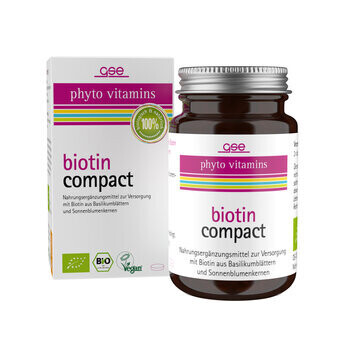 生物素(有機），120粒膠囊 280 毫克  Biotin Compact (Bio), 120 Tabl. à 280 mg	34	g