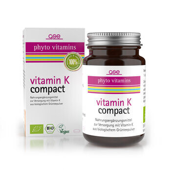 維生素K（有機），120 粒膠囊 Vitamin K Compact (Bio), 120 Tabl. à 280 mg	34	g