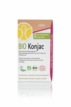 魔芋葡甘露聚糖飽腹感粉 BIO Konjac Glucomannan Sättigungspulver	135	g