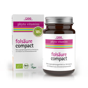 葉酸(有機）Folsäure Compact (Bio), 120 粒膠囊 280 mg 34g
