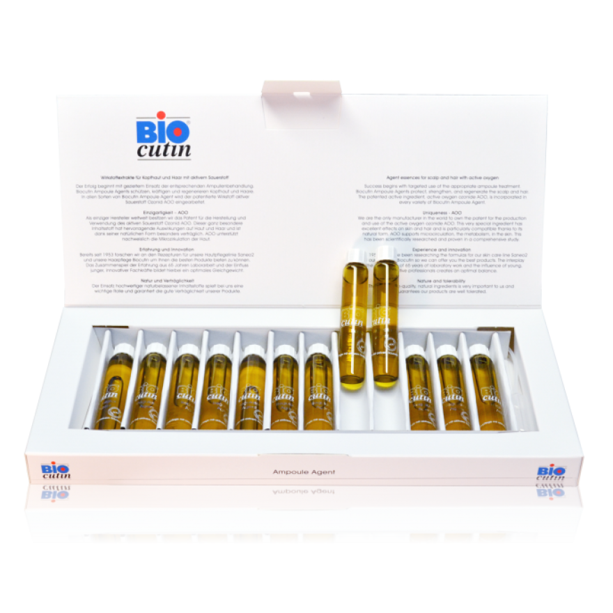 BIOCUTIN 落髮增生頭皮密集調理安瓶 Biocutin® Hair Regulator - Anti-Haarausfall Booster Biocutin® Hair Regulator - Anti-…Biocutin® Regulator Agent 12x10mL Haarwachstumskur