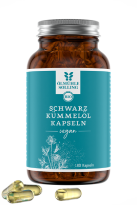  oelmuehle solling 黑孜然油膠囊 180 粒 BIO Schwarzkümmelöl Kapseln vegan素食