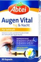 Abtei 葉黃素護眼膠囊  30 粒/盒 Augen Vital Tag &amp; Nacht