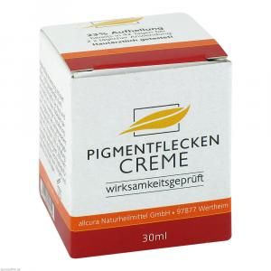 allcura pigmentflecken creme 淡斑美白霜