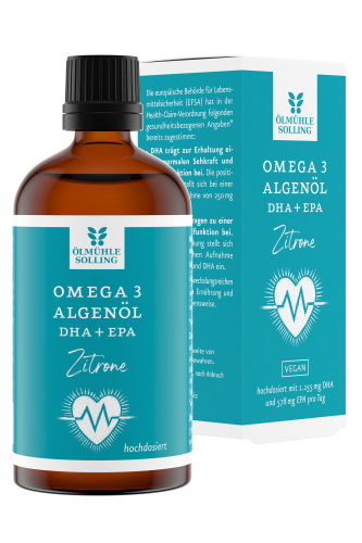  oelmuehle solling 有機海藻油(檸檬)  Omega 3 Bio Omega 3 Algenöl Zitrone -100ml