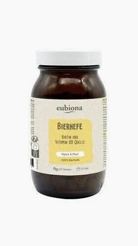 Eubiona  啤酒酵母
Bierhefe-Tabletten 250 入
100g