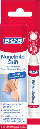 SOS  灰指甲筆
Nagelpilz Entferner Stift, 3 ml