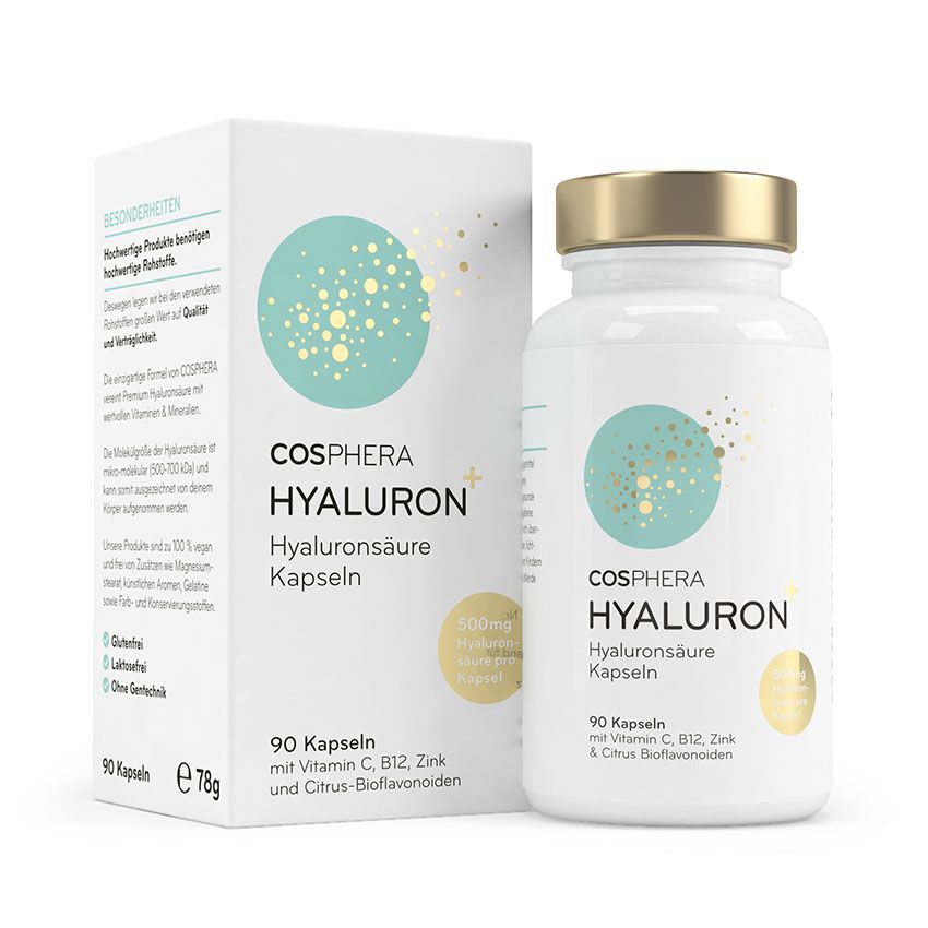 COSPHERA Hyaluronsäure 玻尿酸膠囊 90 入