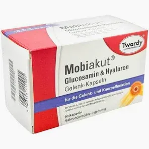 德國版 Mobiakut 葡萄糖胺和透明質酸關節膠囊- 90 入