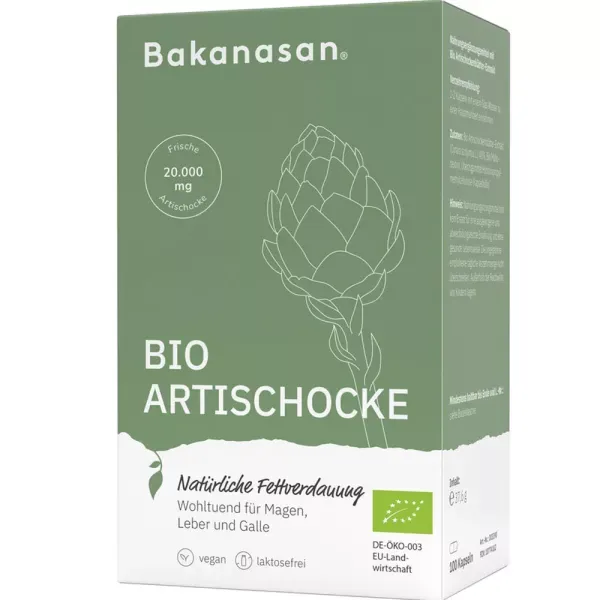 Bakanasan 有機朝鮮薊膠囊  100入