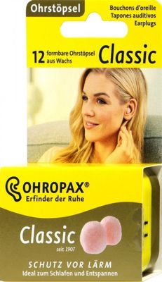 Ohropax Classic 防噪耳塞經典款, 12 入