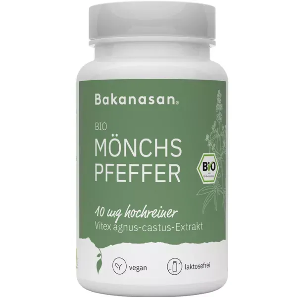 Bakanasan Bio MönchspfefferBakanasan
 - 支持正常的循環和荷爾蒙平衡- 60入