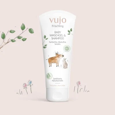 vujo - Baby 嬰兒沐浴露和洗髮精
Waschgel &amp; Shampoo 200ml