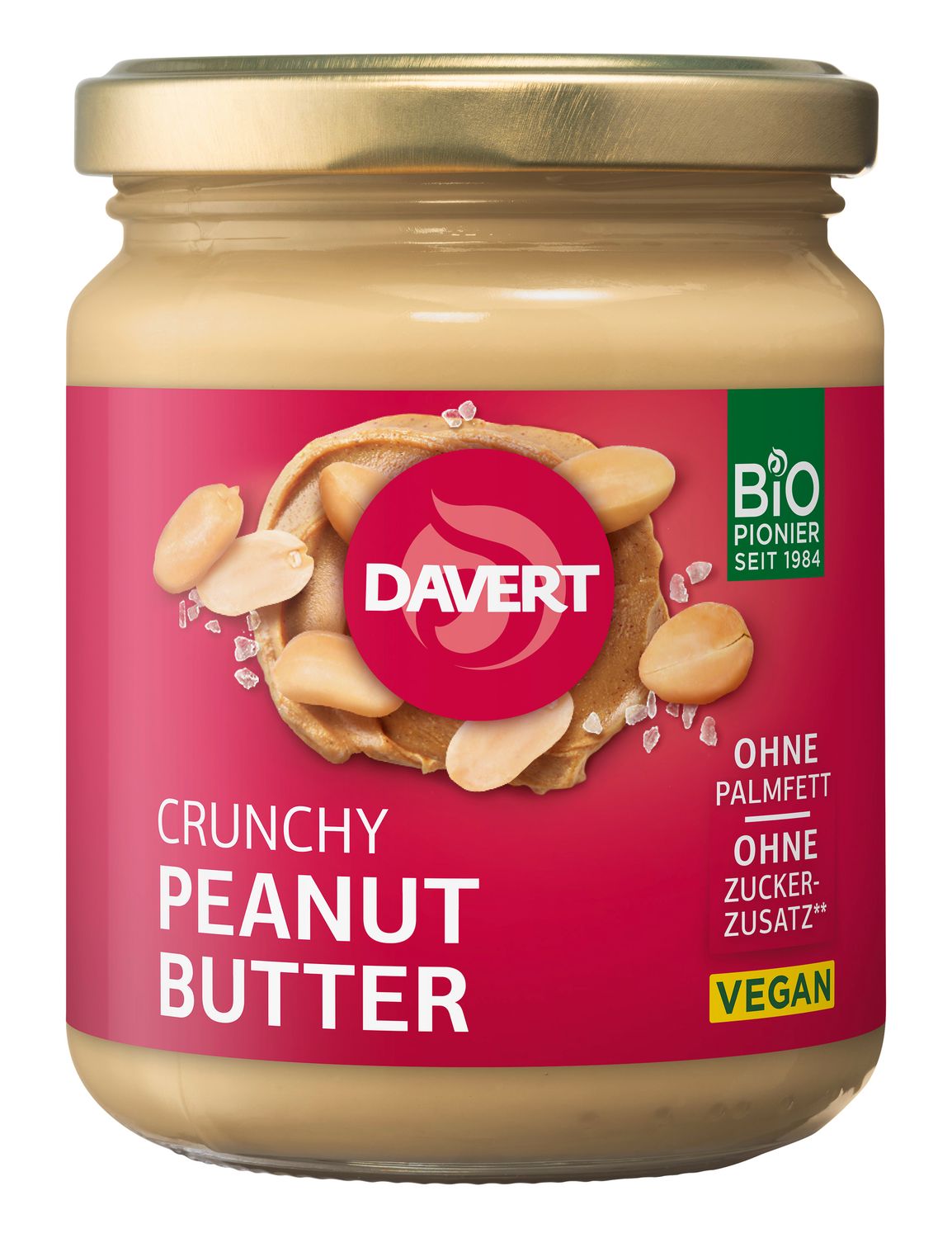 Davert  有機脆脆花生醬 Crunchy Peanutbutter 250g