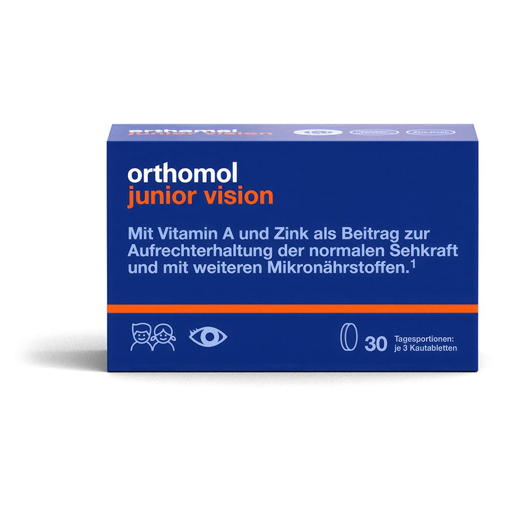 ORTHOMOL 兒童視力咀嚼片Junior vision Kautabletten 30入