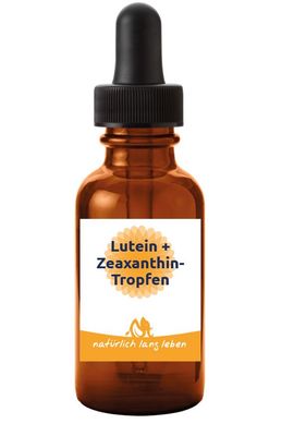 natürlich lang leben 眼睛葉黃素和玉米黃滴劑 Lutein &amp; Zeaxanthin Tropfen  30ml