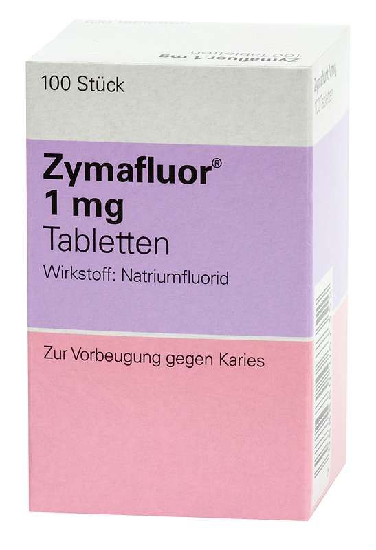 小哈氟Zymafluor Tabletten 1 mg - 奧地利包裝100入-盒 -新效期短期會上架 請注意本網公告 目前下單都只能是預購