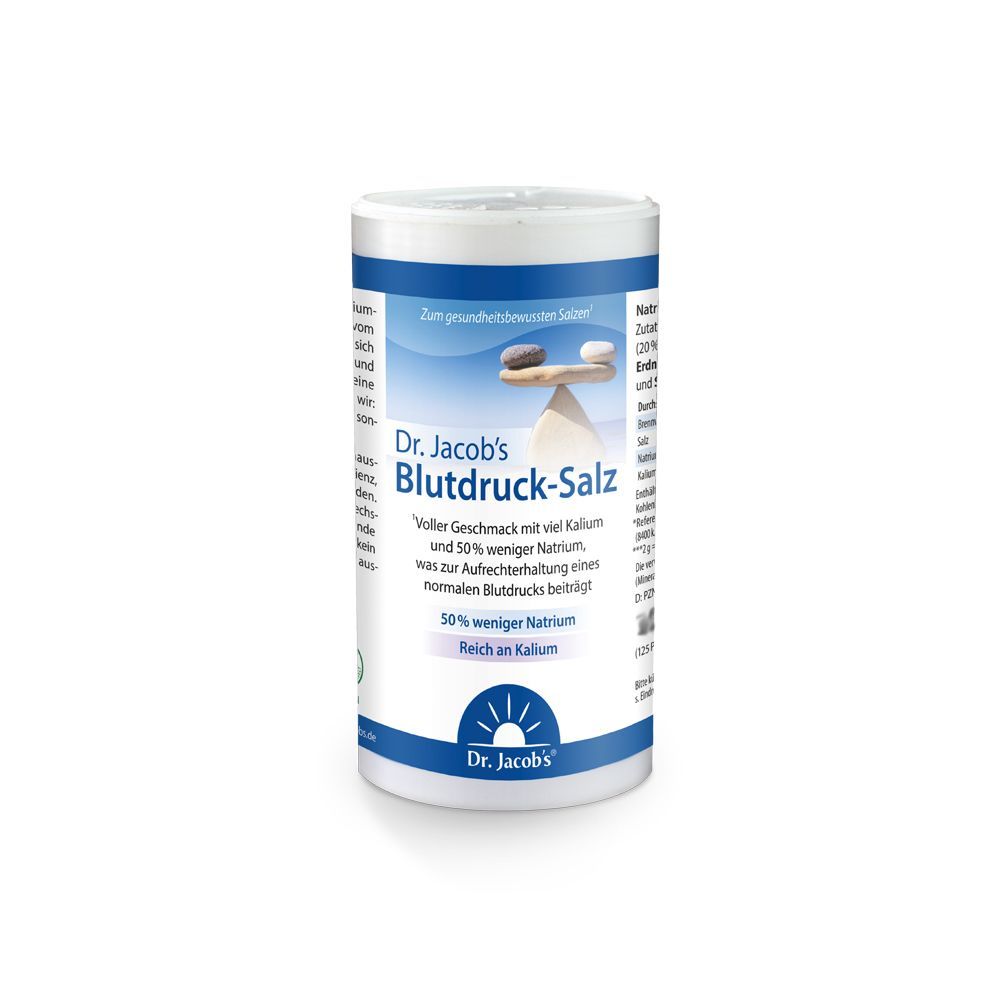Dr. Jacob&#39;s Blutdruck-Salz 250 g 高血壓​低鈉鹽鈉含量比食鹽少 50%