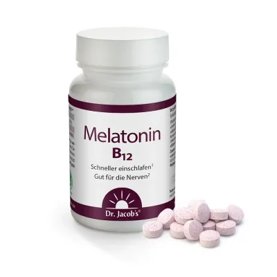 Dr. Jacob&#39;s Melatonin​褪黑激素 B12 60 入 素食可