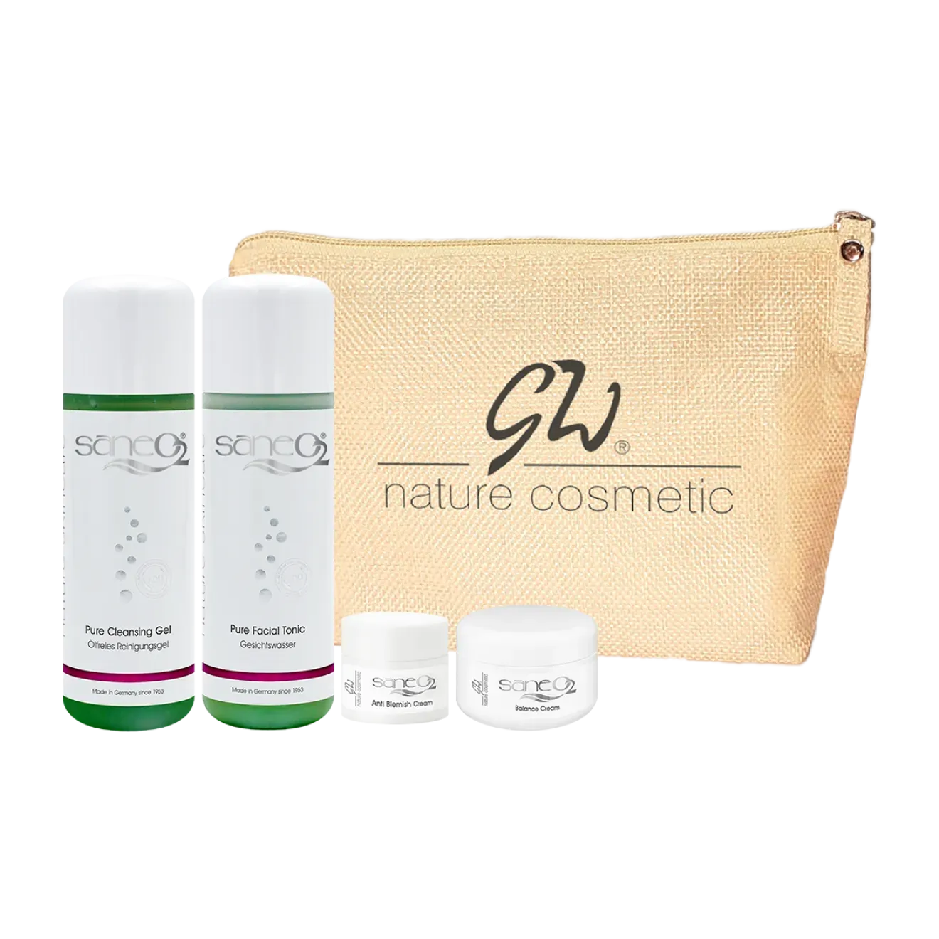 SaneO2 Starter kit 油性肌膚的 體驗組 for  oily skin