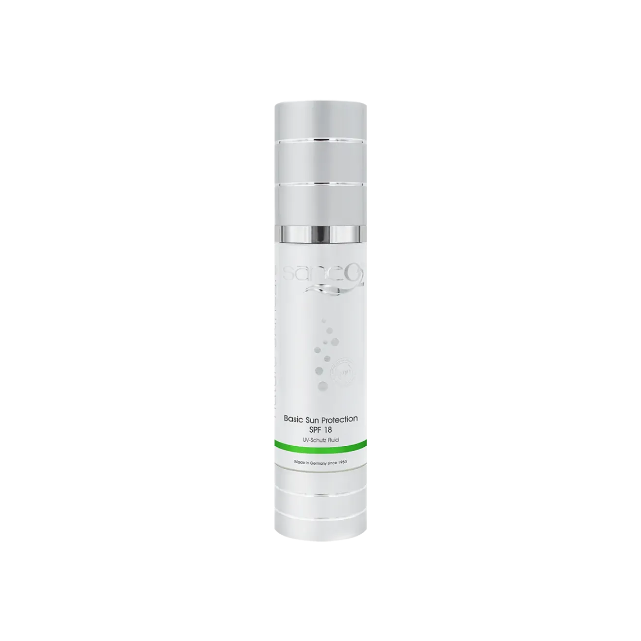 SaneO2  Basic Sun Protection基礎防曬  SPF 18  -50ml（綠線）