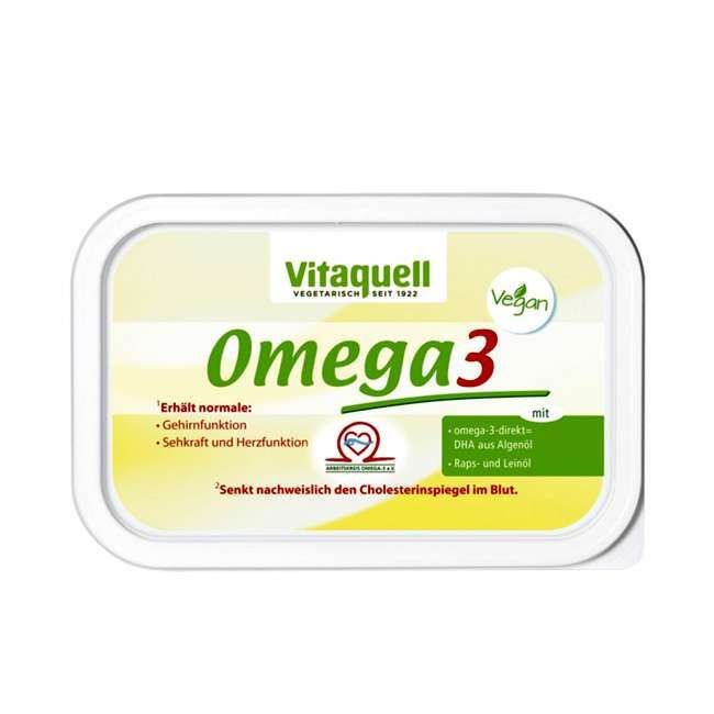 Vitaquell  Omega 3 植物奶油（Pflanzenmargarine (250g) 純素食