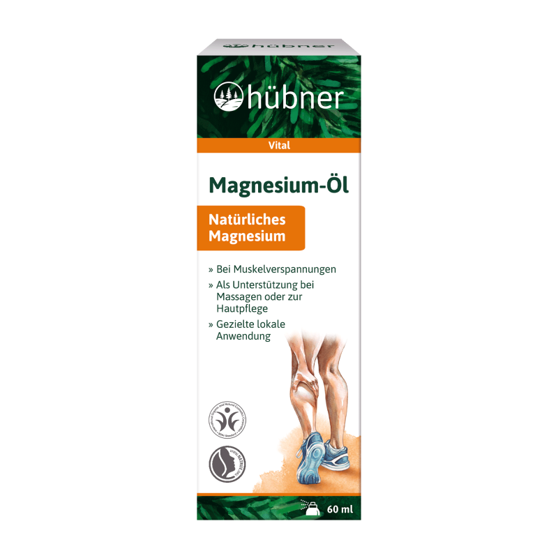 hübner® Magnesium-Öl 60ml 純素 天然鎂緩解肌肉緊張