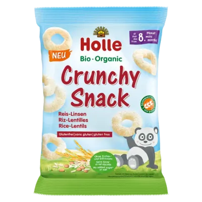 Holle Bio Crunchy Snack Reis-Linsen，有機脆脆小米扁豆 8個月起 25 g