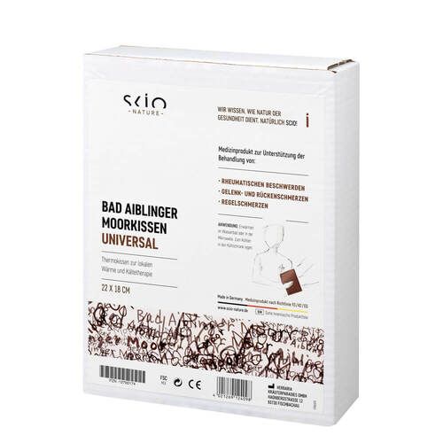 scio BAD AIBLING MOOR 天然沼澤泥 通用加熱/冷卻墊 Universal 18x22 cm(德國製）
