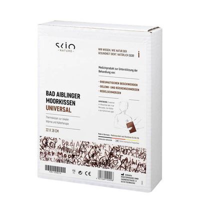 scio BAD AIBLING MOOR 天然沼澤泥 通用加熱/冷卻墊 Universal 18x22 cm(德國製）