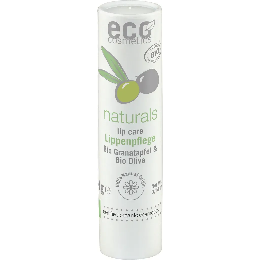 Eco cosmetics 石榴橄欖油護唇膏Lippenpflegestift Granatapfel-Olivenöl 4g