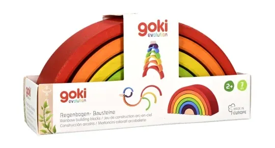 Goki 積木小彩虹 Bausteine kl.Regenbogen
