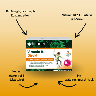 hübner Vitamin 維他命B12 直飲包 15入