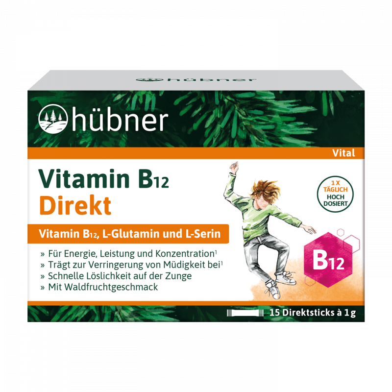 hübner  Vitamin 維他命B12 直飲包 15入