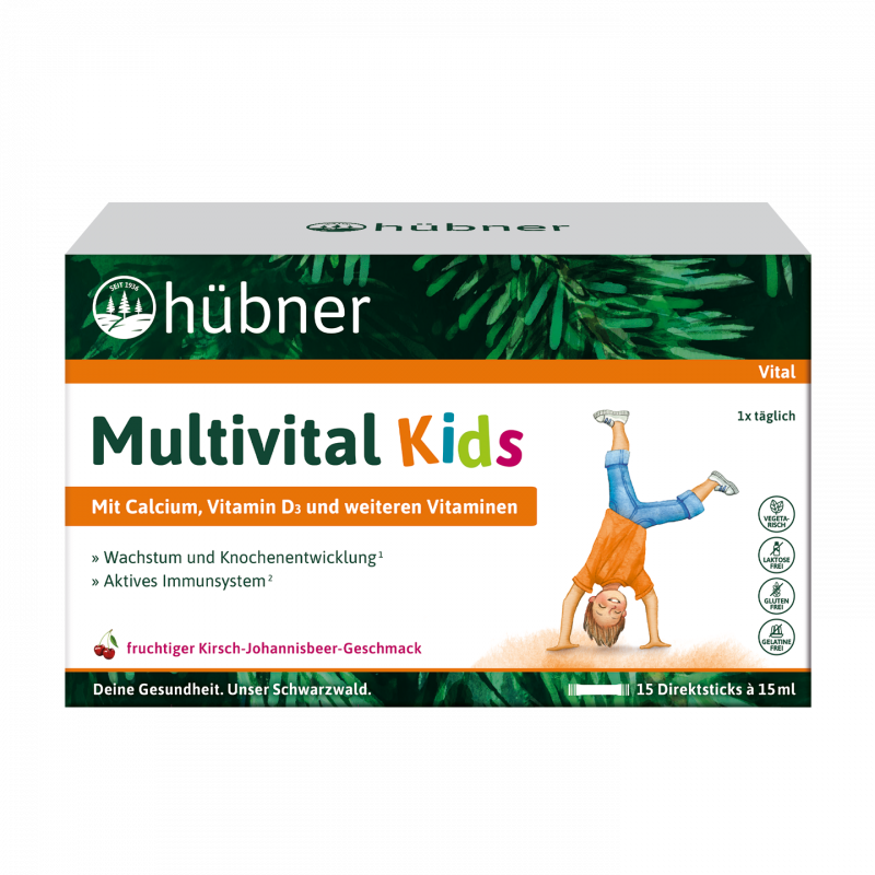 hübner Multivital Kids 綜合維他命 兒童 直飲包 15入