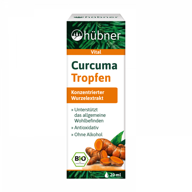 hübner Curcuma Tropfen 薑黃滴劑20 ml （有機bio)